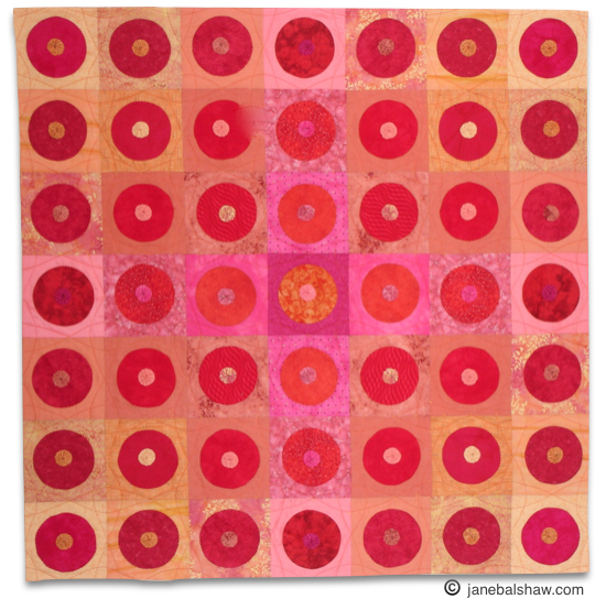 Circles quilt; janebalshaw.com. All rights reserved.